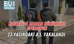 Kocaeli’de Aranan Hükümlüye Operasyon: 23 Yaşındaki A.İ. Yakalandı