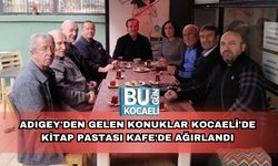 Adıgey'den Gelen Konuklar Kocaeli'de Kitap Pastası Kafe'de Ağırlandı