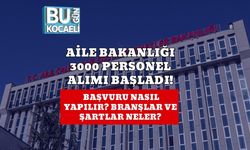 Aile Bakanlığı 3000 Personel Alımı Başladı! Başvuru Nasıl Yapılır? Branşlar ve Şartlar Neler?