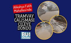 Alikahya Fatih Mahallesi'nde Tramvay Çalışması Çileye Döndü