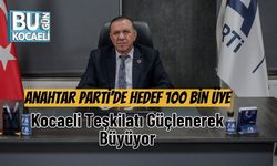 Anahtar Parti’de Hedef 100 Bin Üye: Kocaeli Teşkilatı Güçlenerek Büyüyor