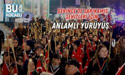 Derince’de Sarıkamış Şehitleri İçin Anlamlı Yürüyüş