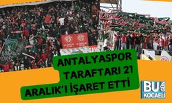 Antalyaspor Taraftarı 21 Aralık’ı İşaret Etti