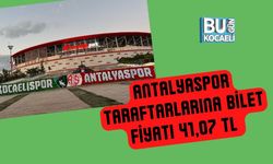 Antalyaspor Taraftarlarına Bilet Fiyatı 41,07 TL