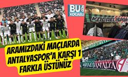Aramızdaki Maçlarda Antalyaspor’a Karşı 1 Farkla Üstünüz