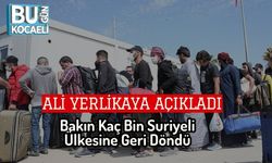 Ali Yerlikaya Açıkladı: Bakın Kaç Bin Suriyeli Ülkesine Geri Döndü