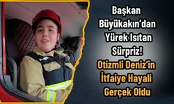 Başkan Büyükakın’dan Yürek Isıtan Sürpriz! Otizmli Deniz’in İtfaiye Hayali Gerçek Oldu