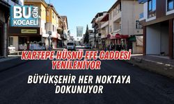 Kartepe Hüsnü Efe Caddesi Yenileniyor: Büyükşehir Her Noktaya Dokunuyor
