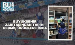 Büyükşehir Zabıtasından Tarihi Geçmiş Ürünlere İmha