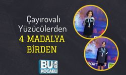 Çayırovalı Yüzücülerden 4 Madalya Birden