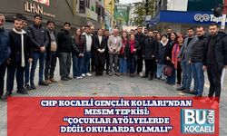 CHP Kocaeli Gençlik Kolları’ndan MESEM Tepkisi: “Çocuklar Atölyelerde Değil Okullarda Olmalı”