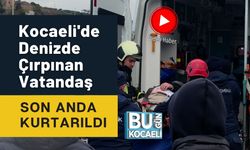 Kocaeli'de Denizde Çırpınan Vatandaş Son Anda Kurtarıldı