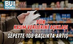 TÜİK Kasım Verilerini Açıkladı: Sepette 108 Başlıkta Artış