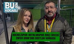 Kocaelispor–Antalyaspor Maçı Öncesi Zafer Onar’dan Dostluk Vurgusu