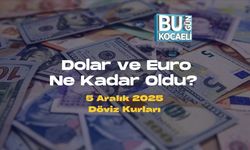 Dolar ve Euro Ne Kadar Oldu? 5 Aralık 2025 Döviz Kurları