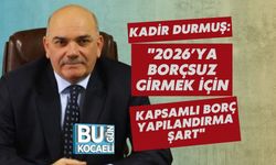 Kadir Durmuş: "2026’ya Borçsuz Girmek İçin Kapsamlı Borç Yapılandırma Şart"