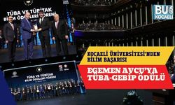 Kocaeli Üniversitesi’nden Bilim Başarısı: Egemen Avcu’ya TÜBA-GEBİP Ödülü