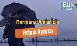 Marmara Denizi İçin Fırtına Uyarısı