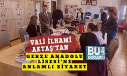 Vali İlhami Aktaş’tan Gebze Anadolu Lisesi’ne Anlamlı Ziyaret