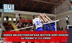 Gebze Belediyespor’dan Müthiş Geri Dönüş! Altekma’yı 3-2 Yendi