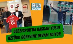 Gebzespor’da Başkan Yusuf Öztürk Görevine Devam Ediyor
