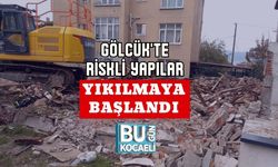 Gölcük'te Riskli Yapılar Yıkılmaya Başlandı