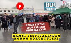 Horon Sevdası Dolu Yağışını Umursatmadı! Hamsi Festivalinden Horon Görüntüleri