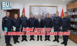 İlhami Aktaş’tan İl Jandarma Personeline Başarı Belgesi