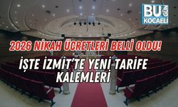 2026 Nikah Ücretleri Belli Oldu! İşte İzmit’te Yeni Tarife Kalemleri