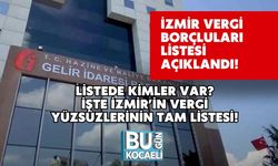 İzmir Vergi Borçluları Listesi Açıklandı! Listede Kimler Var? İşte İzmir’in Vergi Yüzsüzlerinin Tam Listesi!