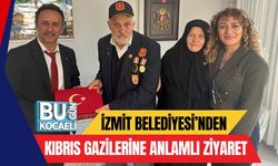 İzmit Belediyesi’nden Kıbrıs Gazilerine Anlamlı Ziyaret