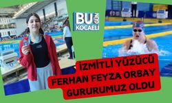 İzmitli Yüzücü Ferhan Feyza Orbay Gururumuz Oldu