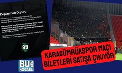 Karagümrükspor Maçı Biletleri Satışa Çıkıyor