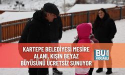 Kartepe Belediyesi Mesire Alanı, Kışın Beyaz Büyüsünü Ücretsiz Sunuyor