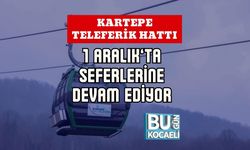Kartepe Teleferik Hattı 1 Aralık’ta Seferlerine Devam Ediyor