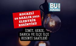 Kocaeli 29 Aralık 2025 Elektrik Kesintisi! İzmit, Gebze, Darıca ve İlçe İlçe Kesinti Saatleri