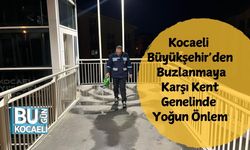 Kocaeli Büyükşehir’den Buzlanmaya Karşı Kent Genelinde Yoğun Önlem