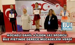 Kocaeli Dahil 4 İlden 183 Sporcu Buz Pistinde Derece Mücadelesi Verdi