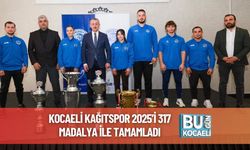 Kocaeli Kağıtspor 2025’i 317 Madalya ile Tamamladı