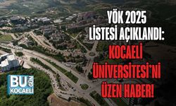 YÖK 2025 Listesi Açıklandı: Kocaeli Üniversitesi’ni Üzen Haber!