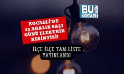Kocaeli'de 23 Aralık Salı Günü Elektrik Kesintisi! İlçe İlçe Tam Liste Yayınlandı