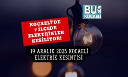 Kocaeli'de 7 İlçede Elektrikler Kesiliyor! 19 Aralık 2025 Kocaeli Elektrik Kesintisi