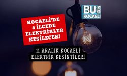 Kocaeli'de 8 İlçede Elektrikler Kesilecek!  11 Aralık Kocaeli Elektrik Kesintileri