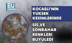 Kocaeli’nin Yüksek Kesimlerinde Sis ve Sonbahar Renkleri Büyüledi