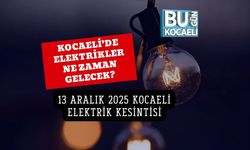 Kocaeli’de Elektrikler Ne Zaman Gelecek? 13 Aralık 2025 Kocaeli Elektrik Kesintisi