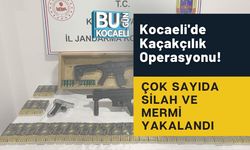 Kocaeli'de Kaçakçılık Operasyonu! Çok Sayıda Silah ve Mermi Yakalandı