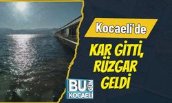 Kocaeli'de Kar Gitti, Rüzgar Geldi