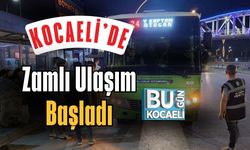 Kocaeli'de Zamlı Ulaşım Başladı