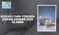Kocaeli’nin Yüksek Kesimlerinde Kar Alarmı