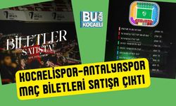 Kocaelispor-Antalyaspor Maçı Biletleri Satışa Çıktı